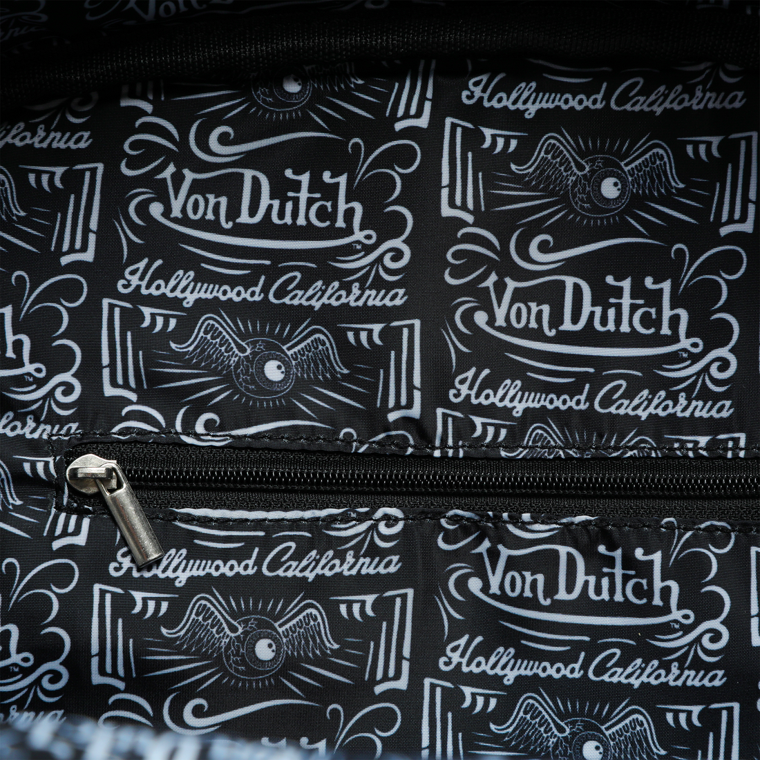 Classic Black & White Duffle Bowling Bag