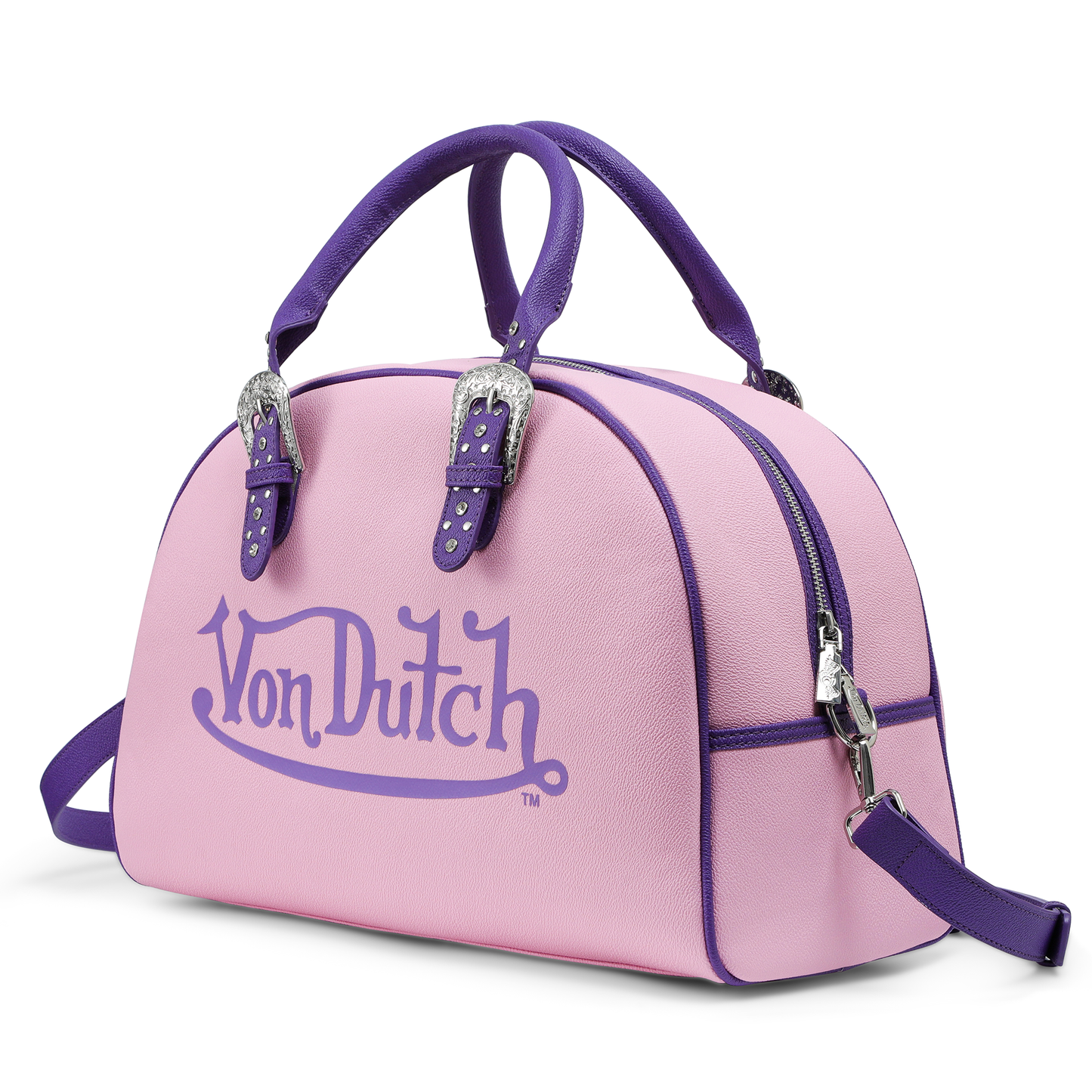 Pink & Purple Duffle Bowling Bag