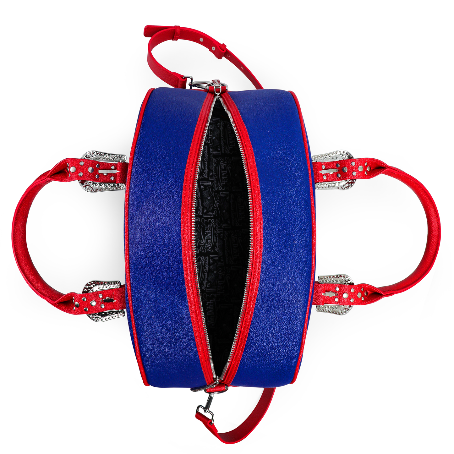 Blue & Red Duffle Bowling Bag
