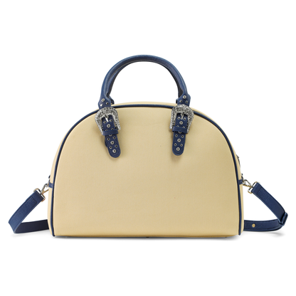 Von Dutch x True Religion Duffle Bag - Cream Denim