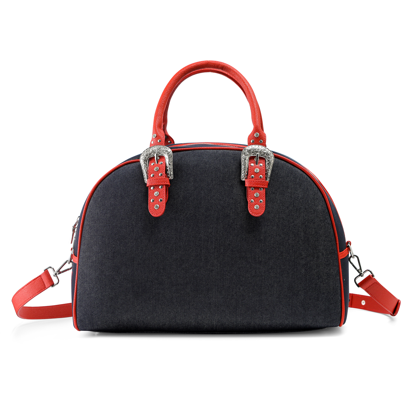 Von Dutch x True Religion Duffle Bag - Black Denim