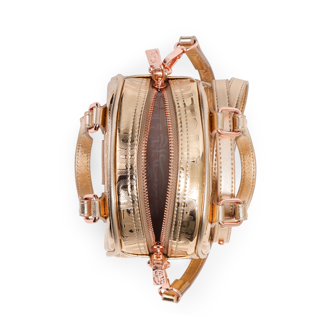 Mini Bowling Bag - Rose Gold Reflective