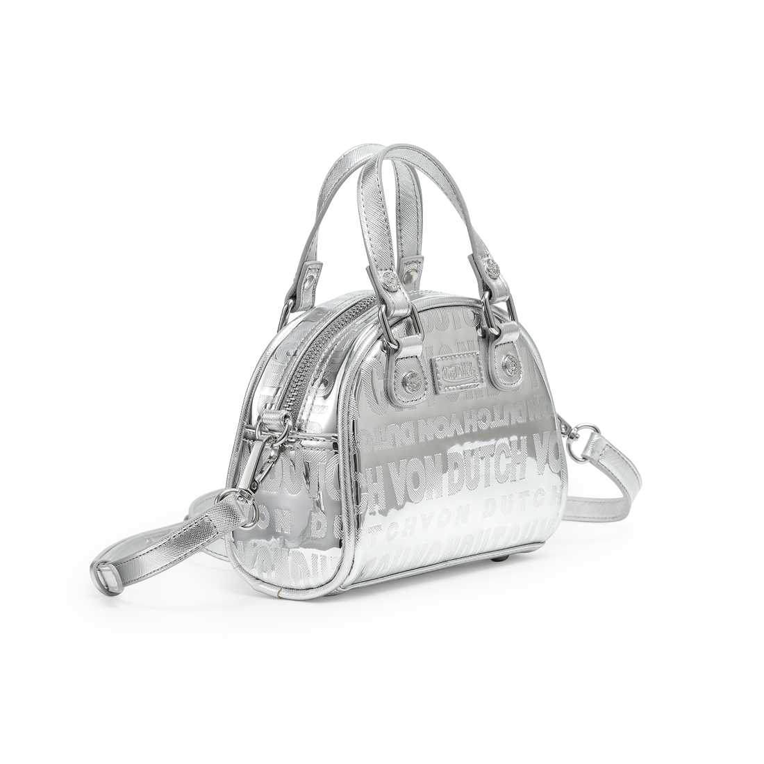 Mini Bowling Bag - Silver Foil Reflective