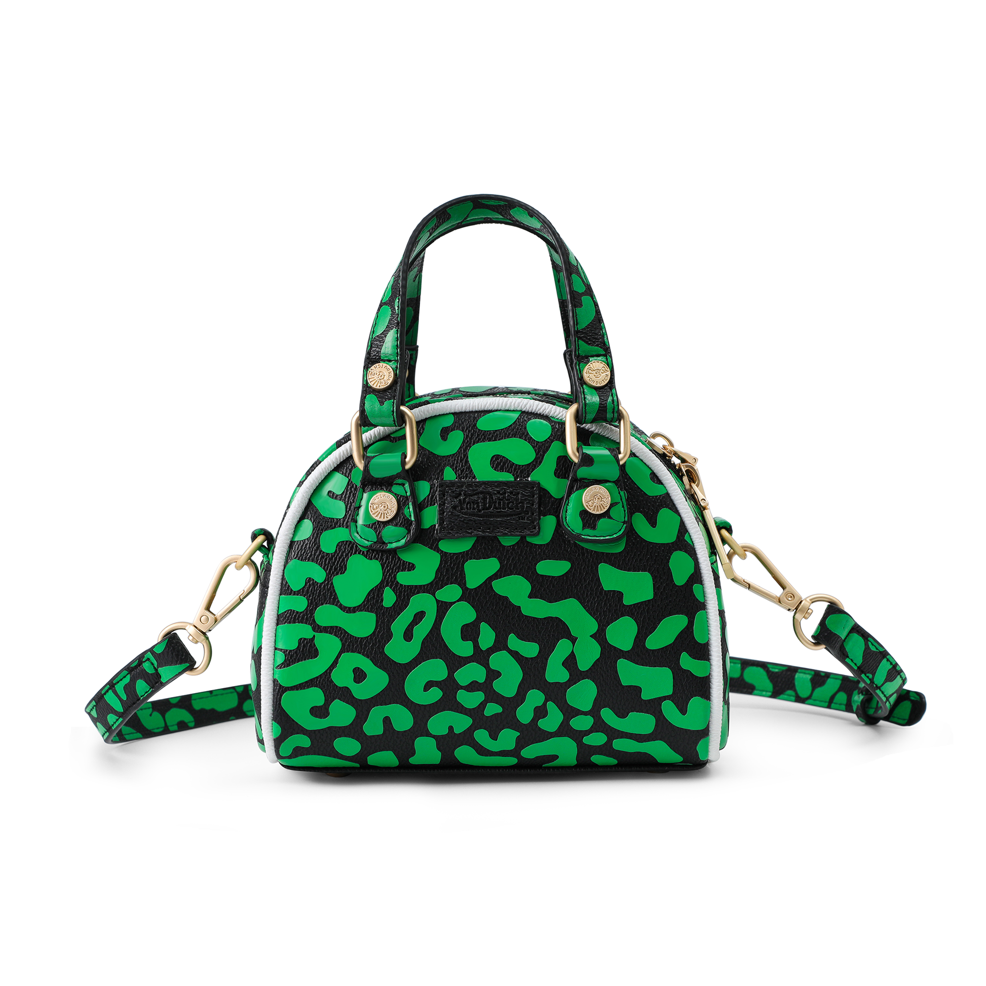 Mini Bowling Bag - Lime Green Cheetah | Von Dutch Mini Bowling Bag - Lime Green Cheetah | Von Dutch