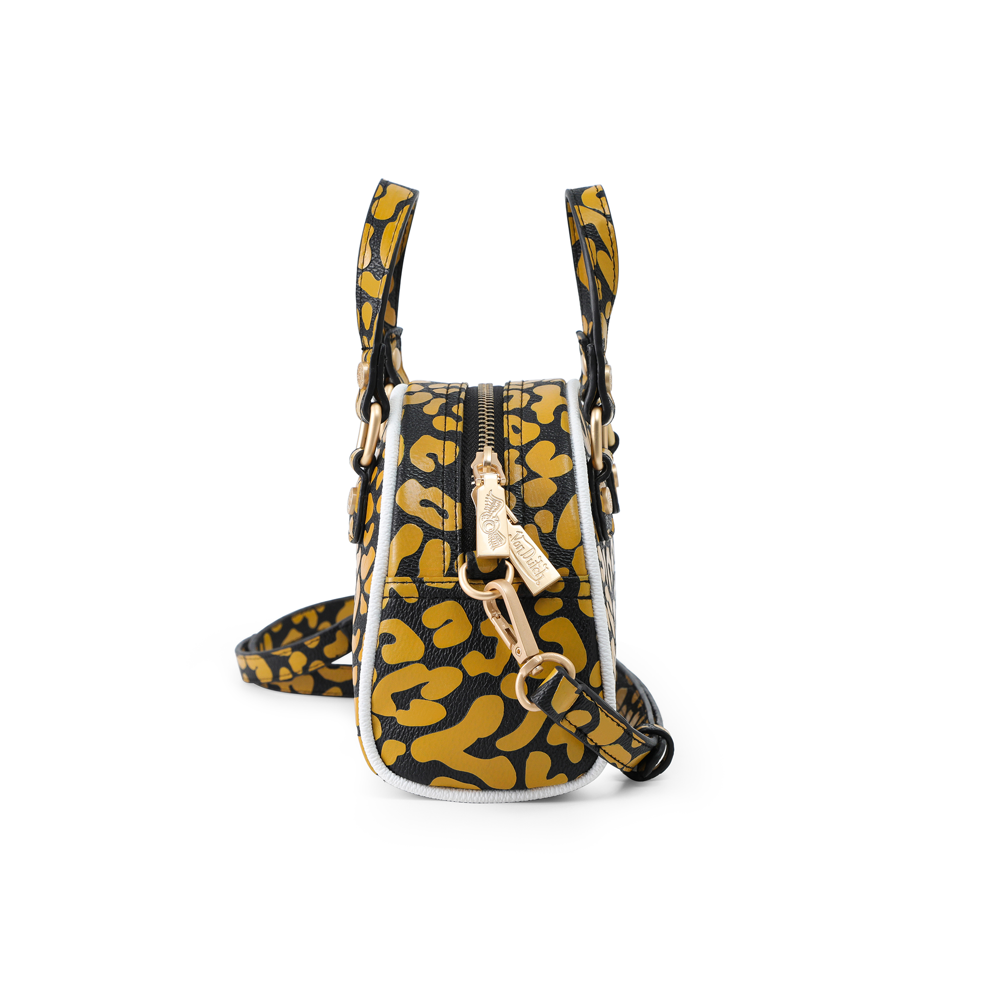 Mini Bowling Bag - Orange Cheetah | Von Dutch Mini Bowling Bag - Orange Cheetah | Von Dutch