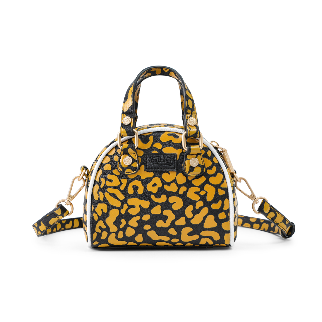 Mini Bowling Bag - Orange Cheetah
