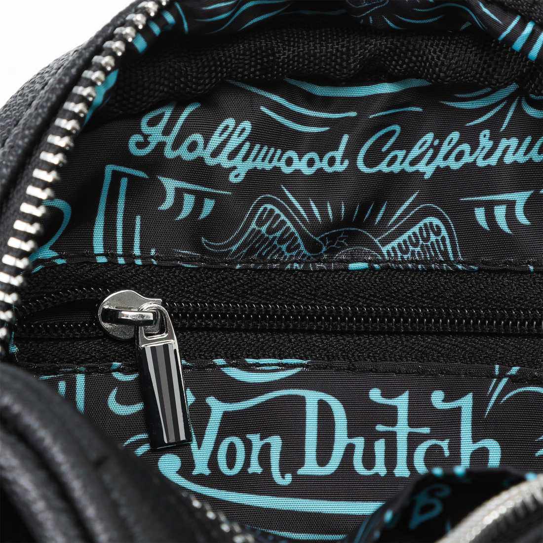 Mini Bowling Bag - White Flames