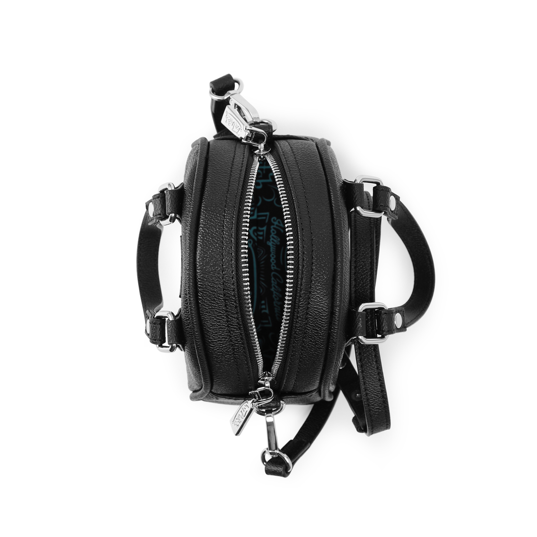 Mini Bowling Bag - White Flames