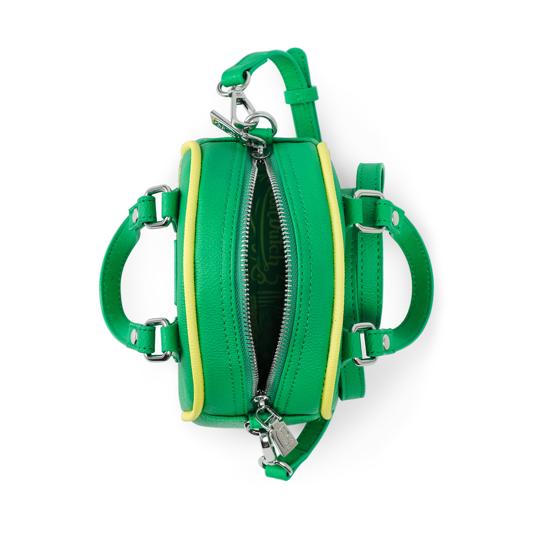 Mini Bowling Bag - Lime Green & Yellow