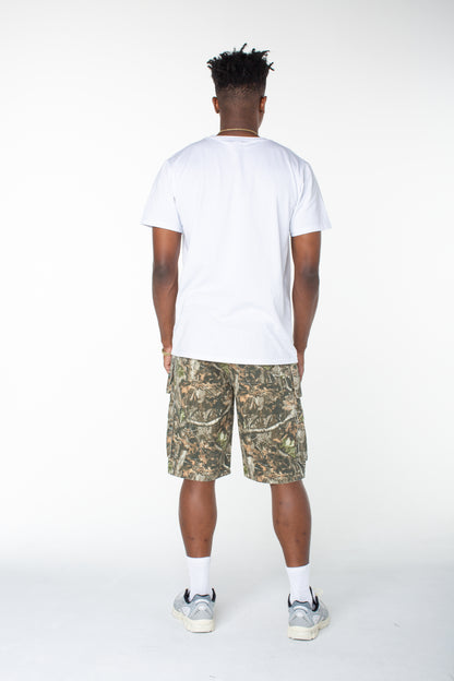 MENS CANVAS CARGO SHORT - IN THE WOODS