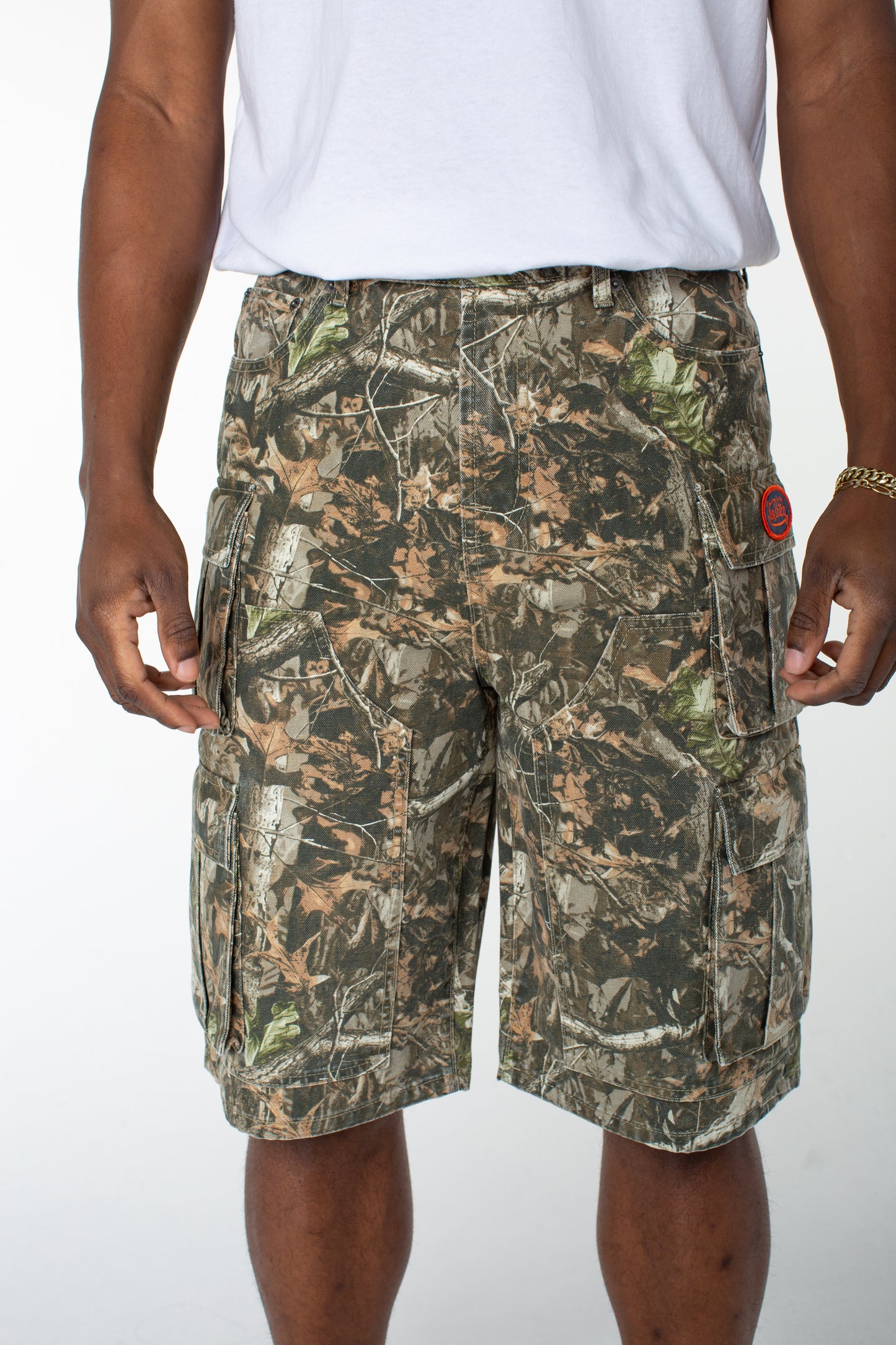 MENS CANVAS CARGO SHORT - IN THE WOODS