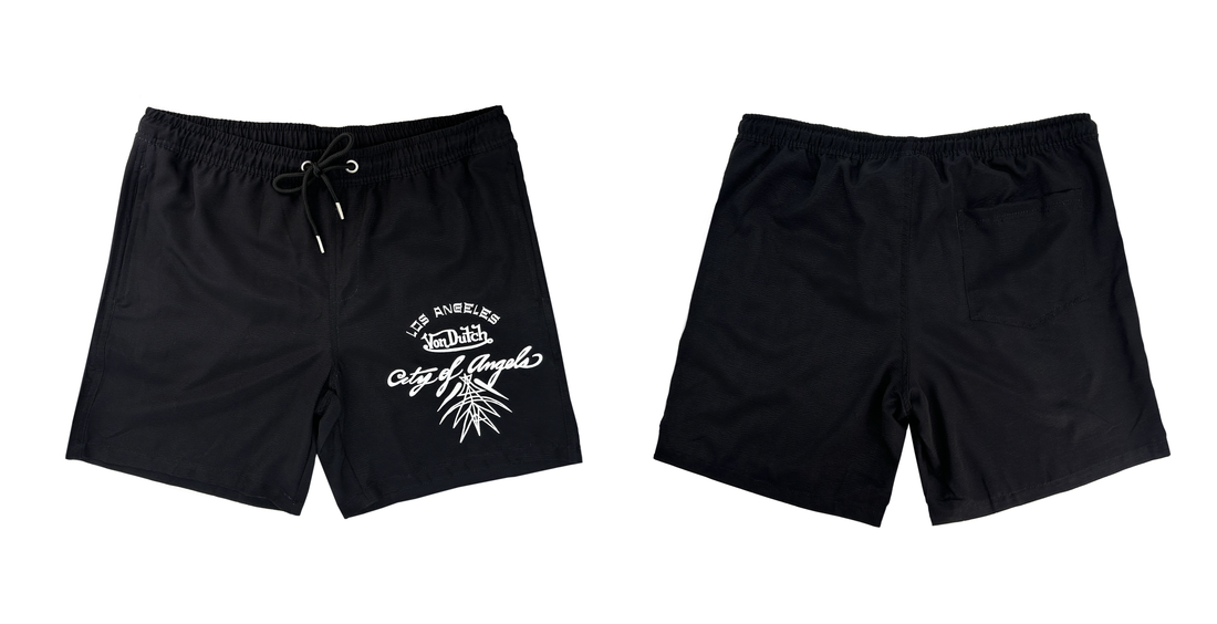 Men's City of Angels Swim Shorts - Black — image 3
