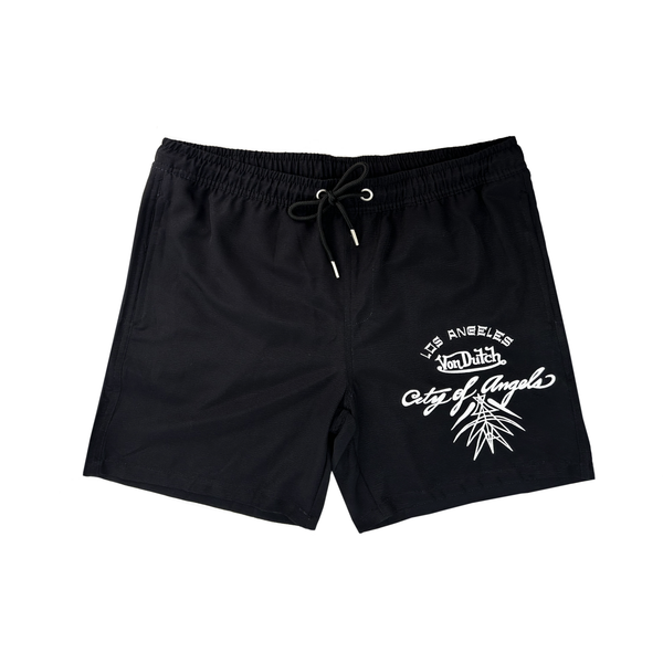 Men's City of Angels Swim Shorts - Black