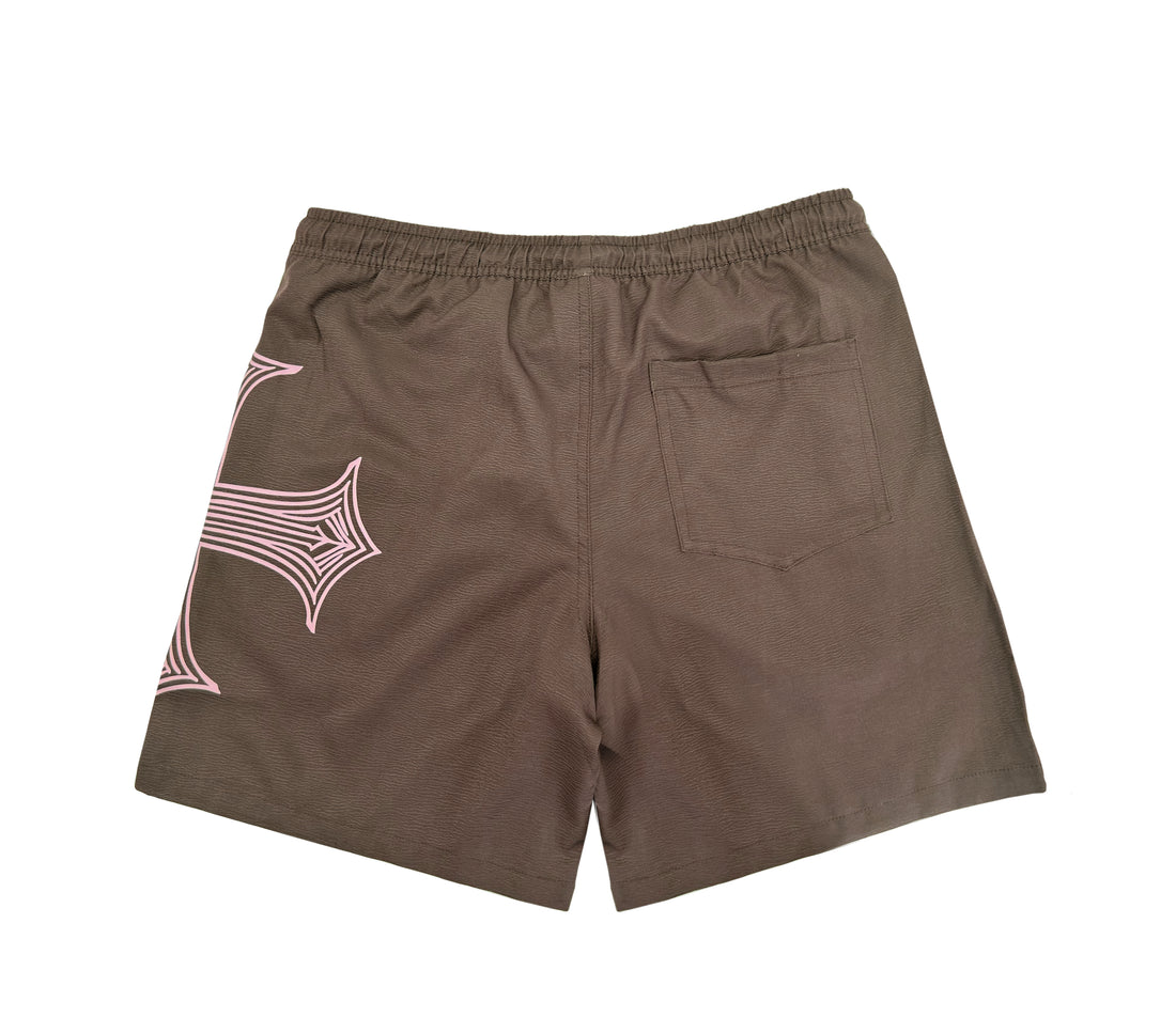 Men's Chopper Swim Shorts - Brown — image 2