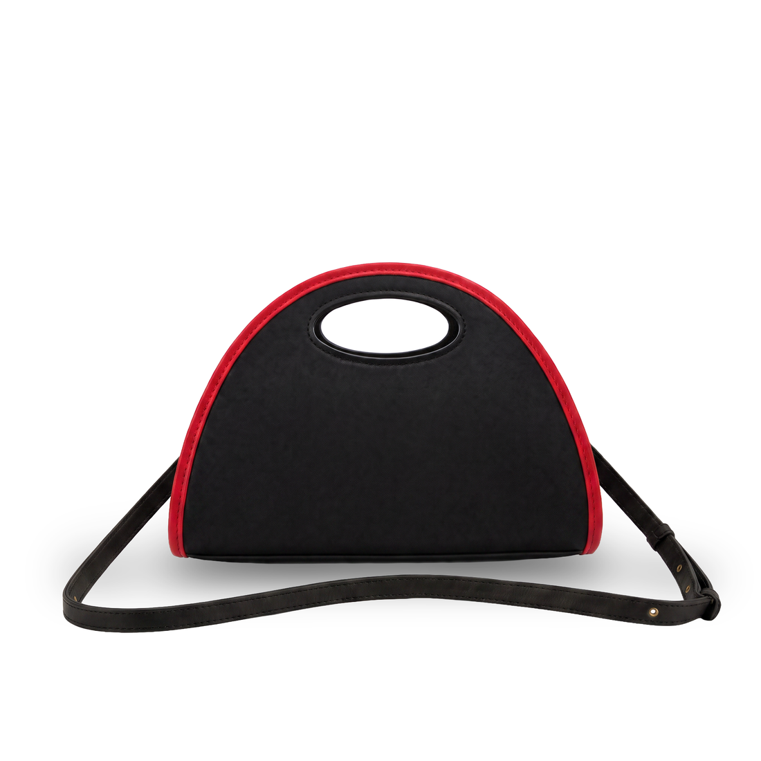 Black and Red- Crescent Clutch Bag — image 2