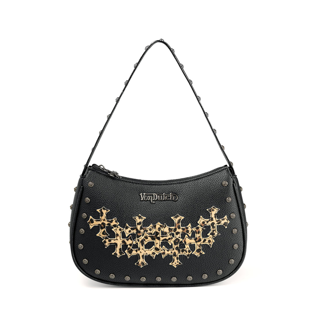 Love Shoulder Bag - Black Leopard — image 1