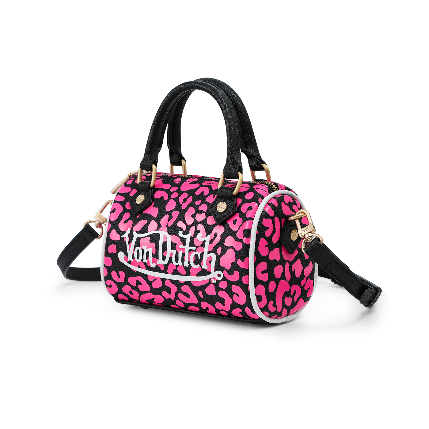 Von Dutch Hanna Bag - Hot Pink Cheetah