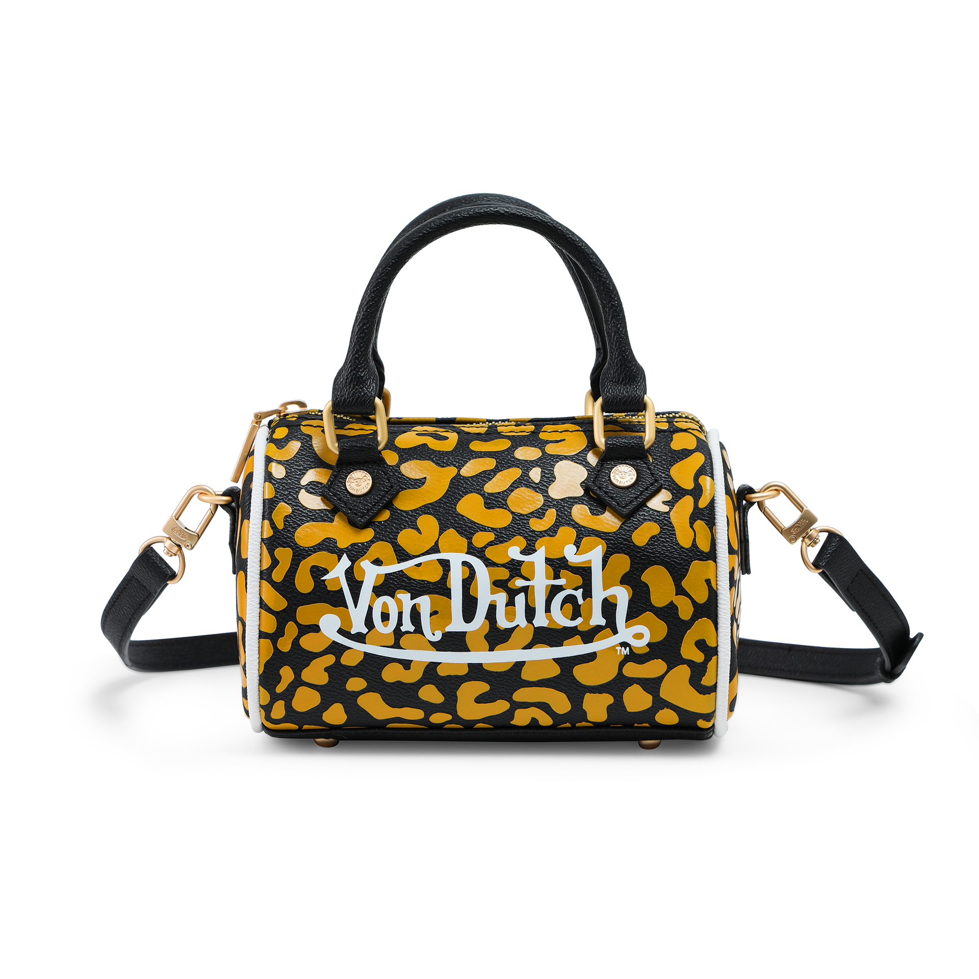 Hanna Bag - Orange Cheetah | Von Dutch
