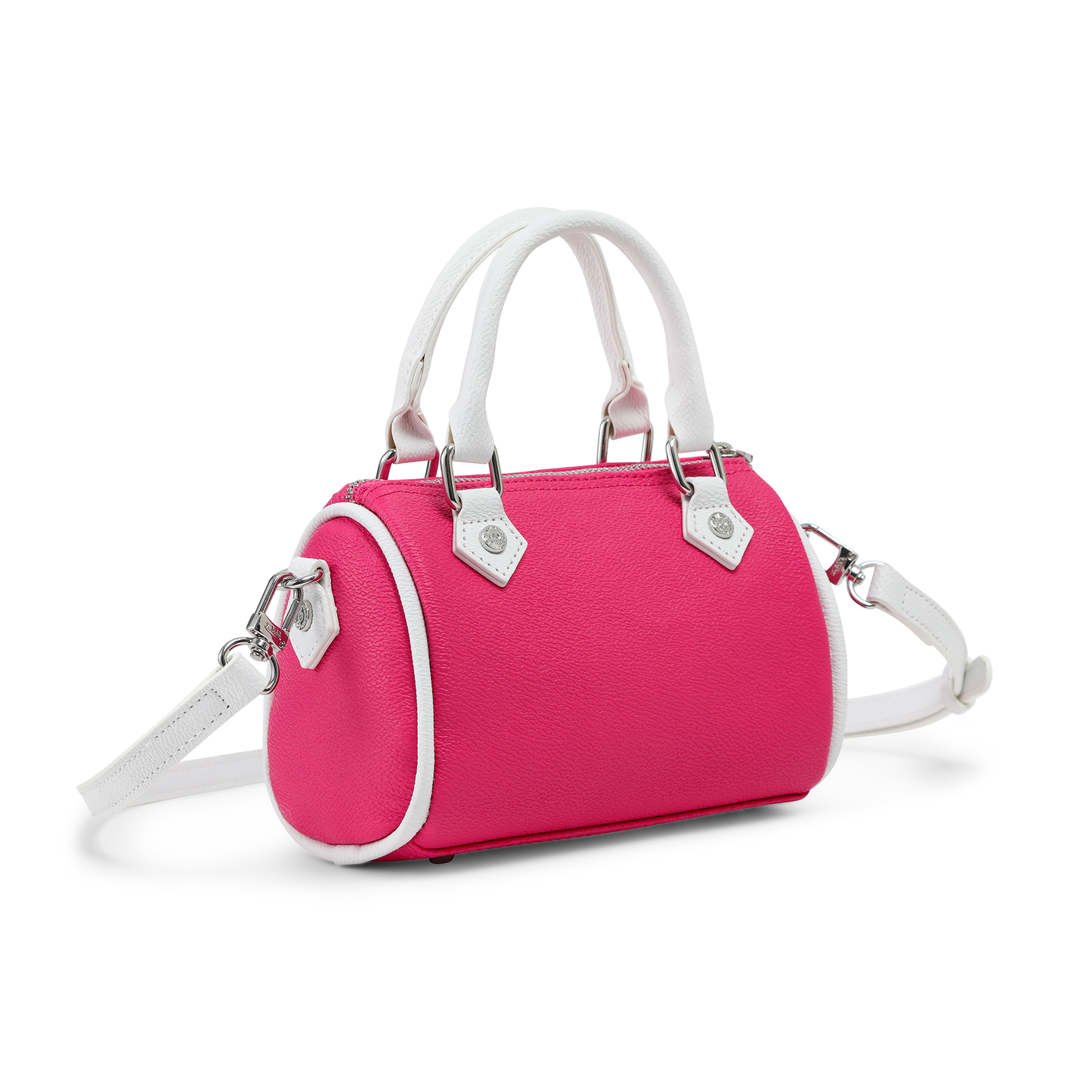 Core Hanna Bag - Hot Pink & White