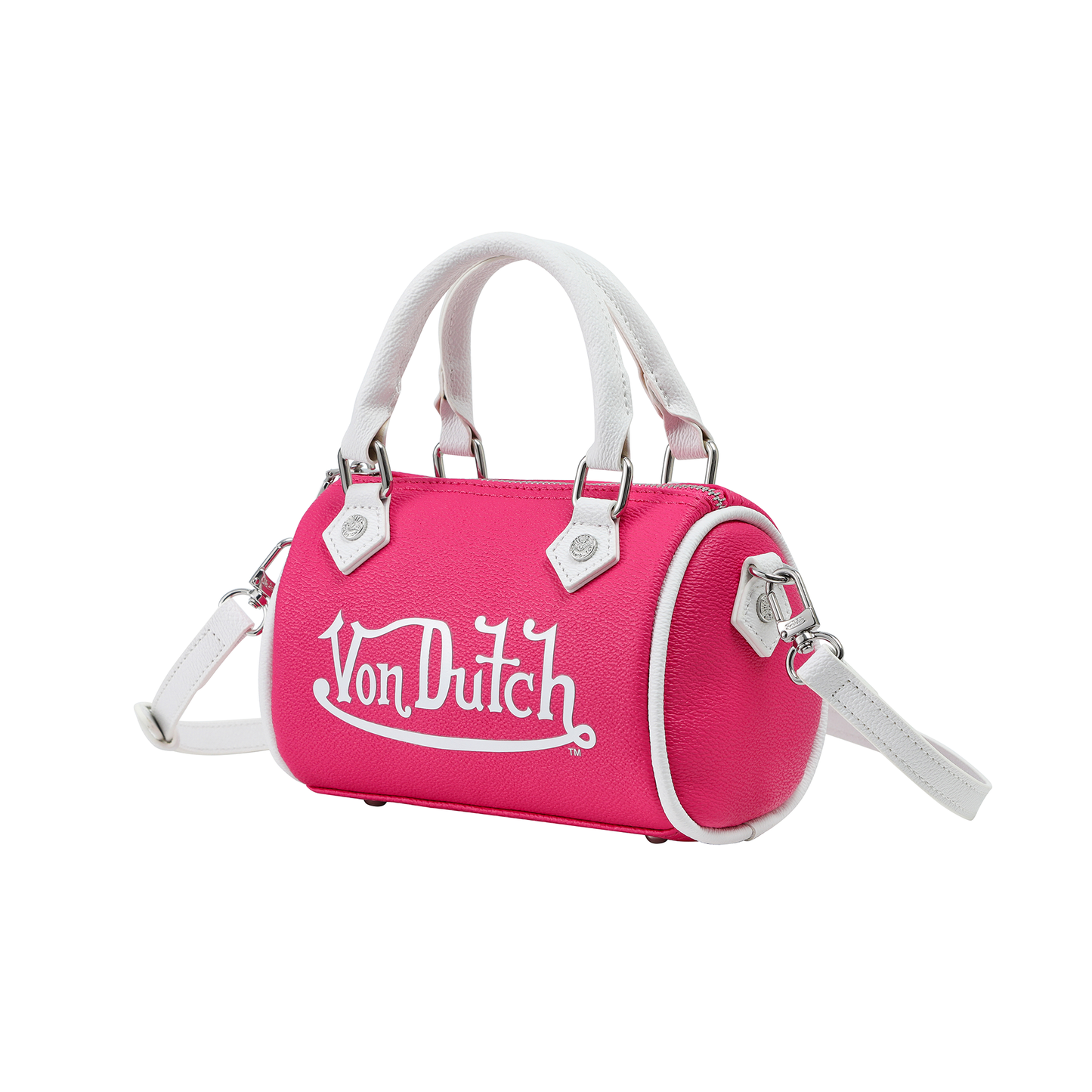 Core Hanna Bag - Hot Pink & White