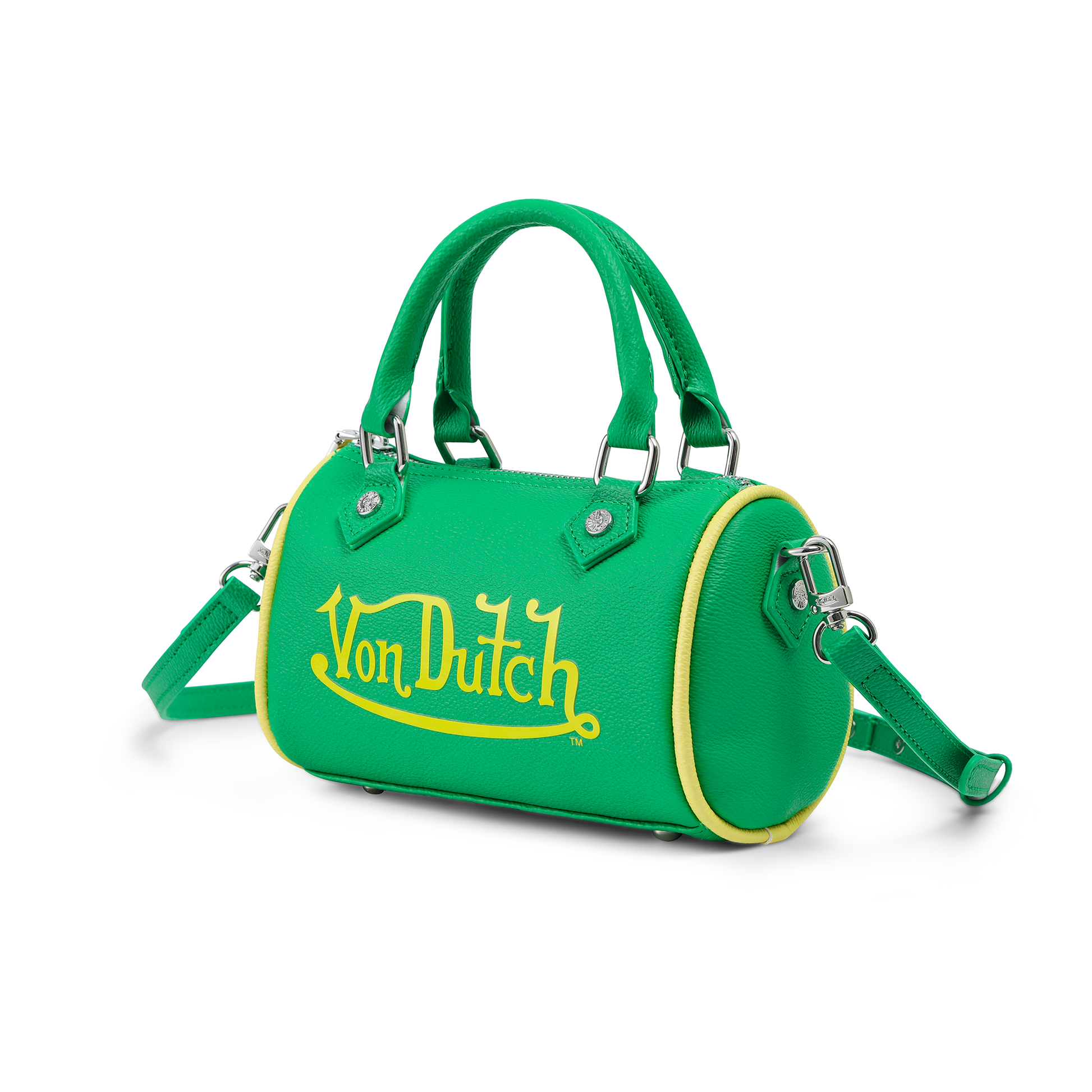 Core Hanna Bag - Green & Yellow | Von Dutch Core Hanna Bag - Green & Yellow | Von Dutch