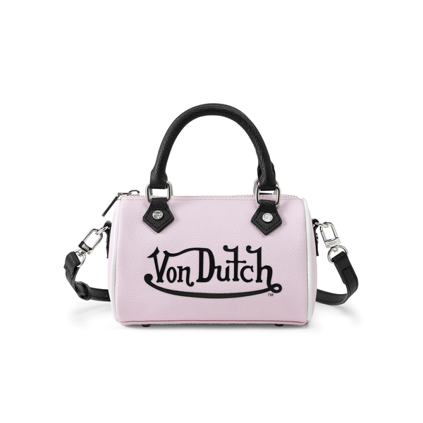 Core Hanna Bag - Baby Pink & Black | Von Dutch