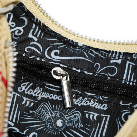 Von Dutch x True Religion Shoulder Bag - Cream Denim