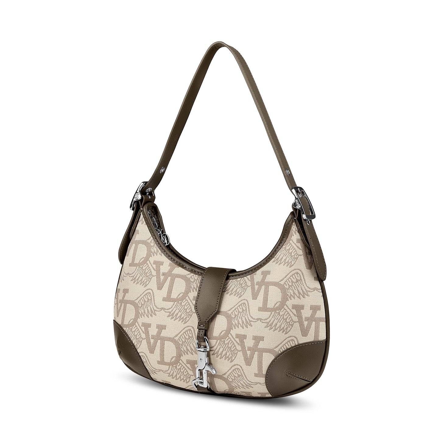 BELLA SHOULDER BAG -BROWN
