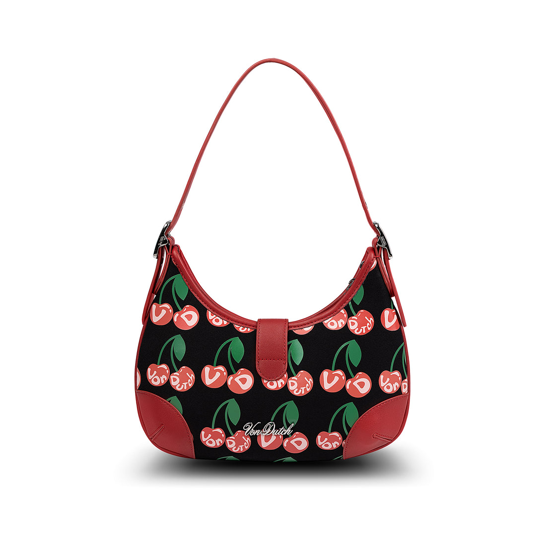 BELLA SHOULDER BAG -BLACK CHERRY — image 3