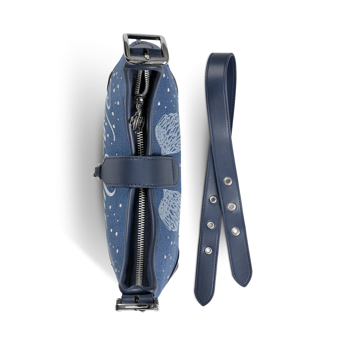 BELLA SHOULDER BAG -DENIM RHINESTONE — image 6