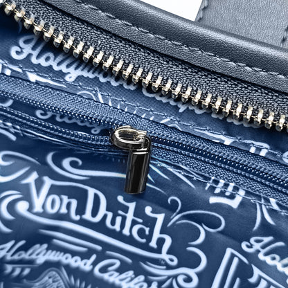 BELLA SHOULDER BAG -DENIM RHINESTONE
