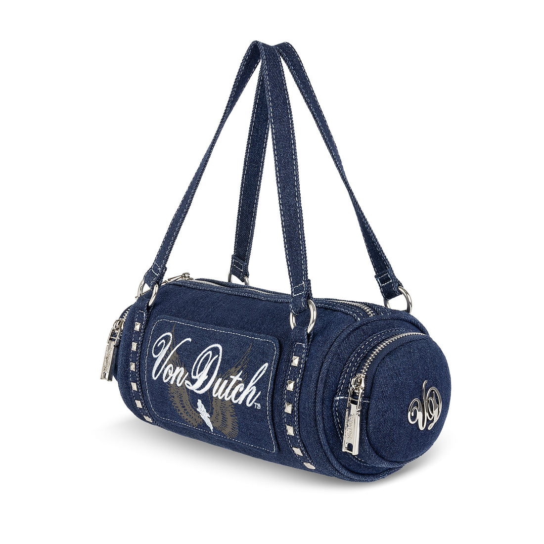 Dark Denim - Studded LUCY BAG — image 2