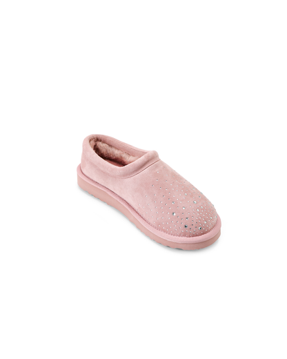 RHINESTONE SLIP-ON BOOT - PINK