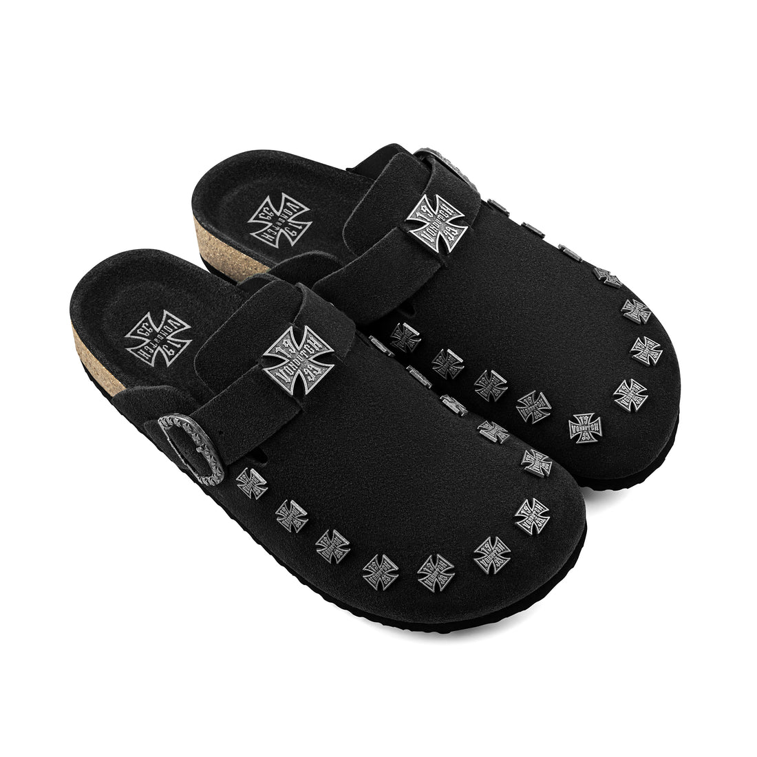 Women's Studded Chopper Clog - Black (SIZE UP RECOMMENDED) — image 1