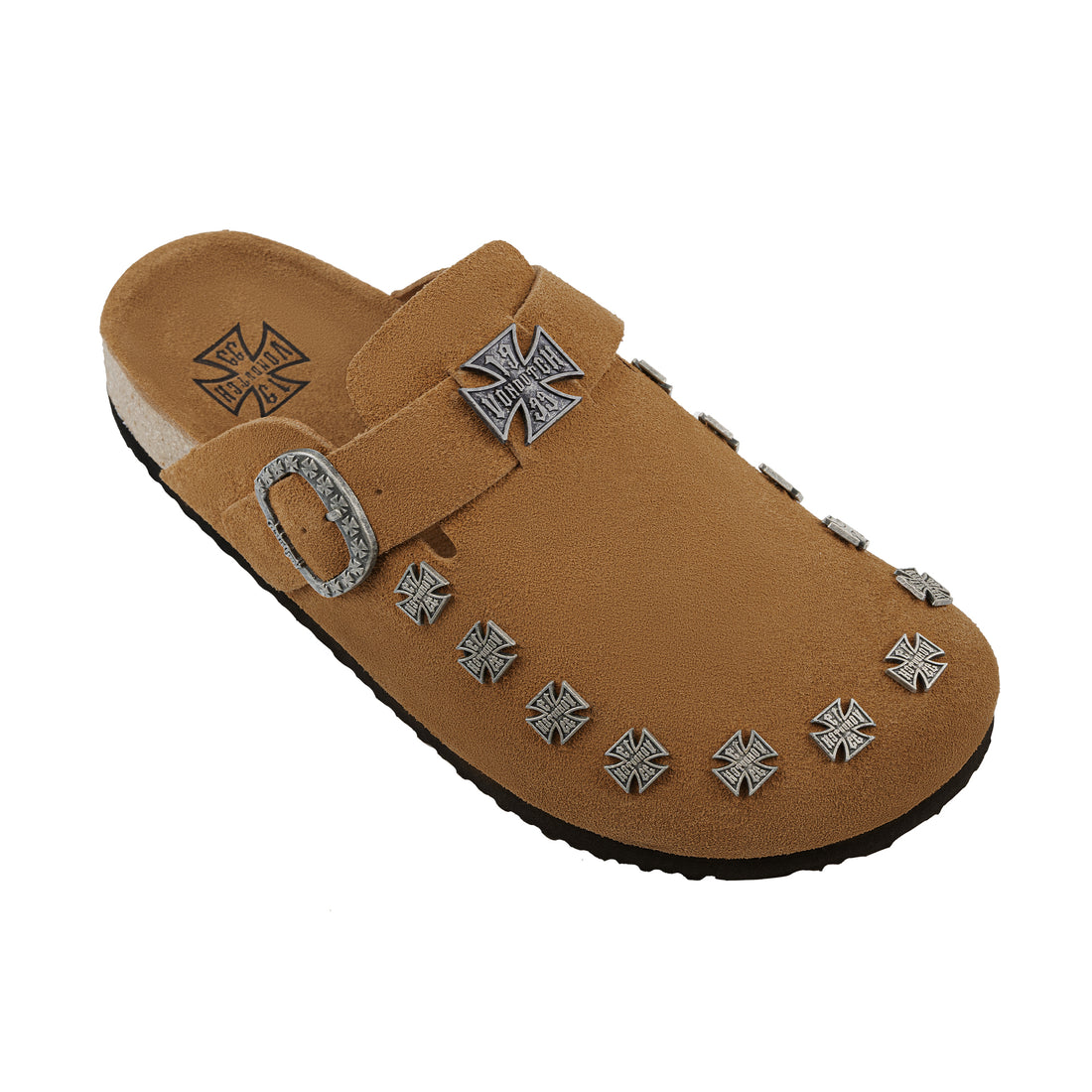 Women's Studded Chopper Clog - Chestnut (SIZE UP RECOMMENDED) — image 9