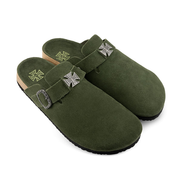 Men's Classic Chopper Clog - Army Green (SIZE UP RECOMMENDED)