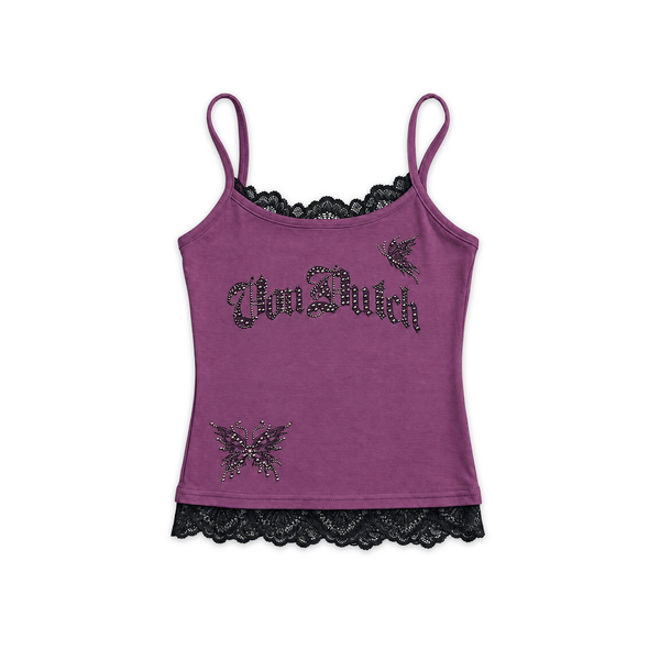 PURPLE LUNA LACE TANK