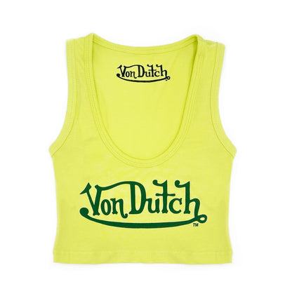 Yellow Classic Women's Crop Tank