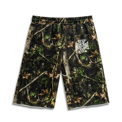 TREE CAMO - LA OVER-SIZED 3/4 SHORTS