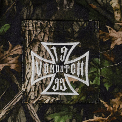 TREE CAMO - LA OVER-SIZED 3/4 SHORTS