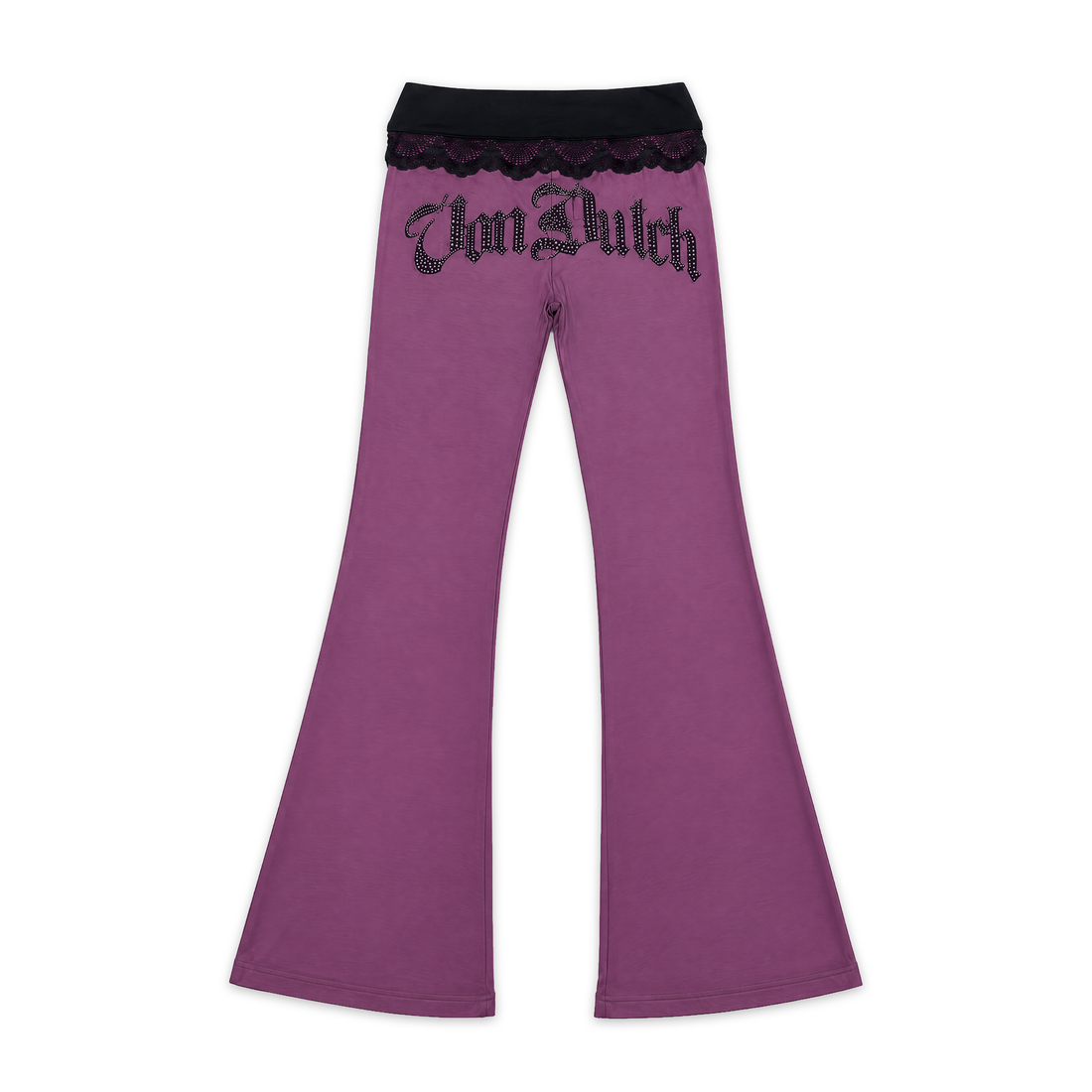 PURPLE LUNA LACE YOGA PANTS — image 2