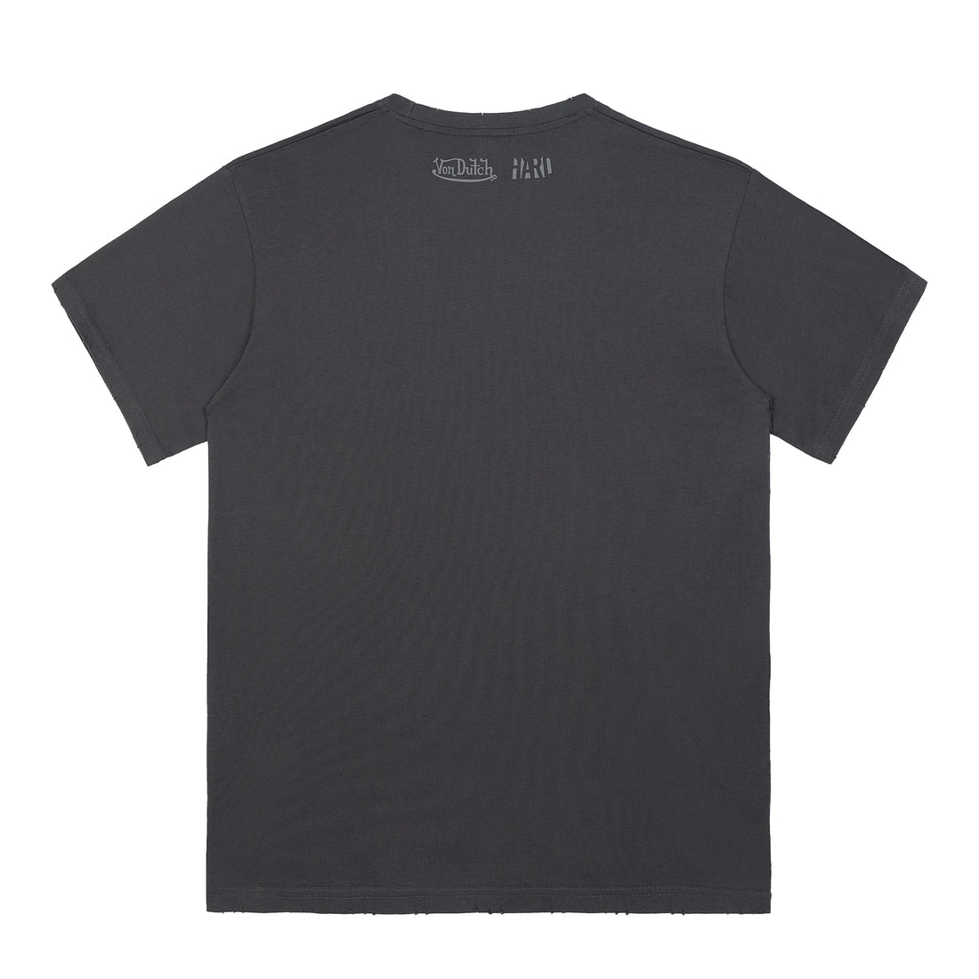 GRAY DISTRESSED TEE - VD x HARDFEST — image 2