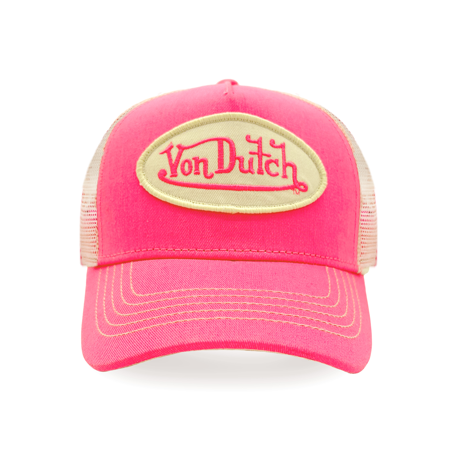 Von Dutch Pink & Grey Classic Trucker Hat