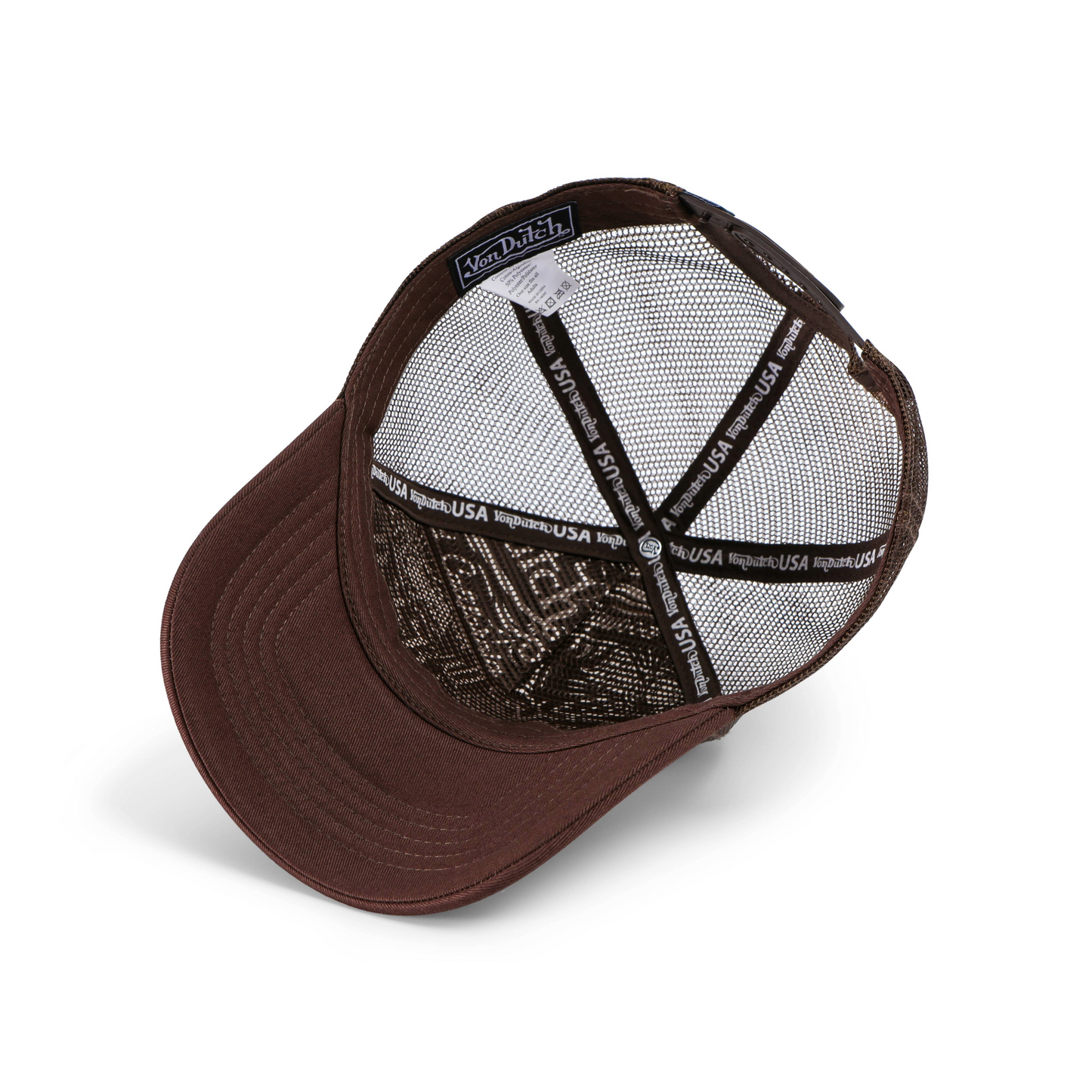 Foam Chopper Trucker Hat - Brown & Orange