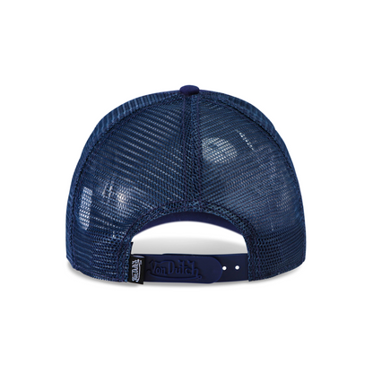 Foam Chopper Trucker Hat - Navy Blue & Yellow
