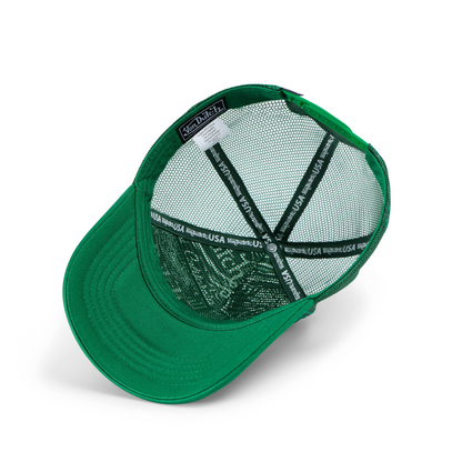 Foam Chopper Trucker Hat - Forest Green