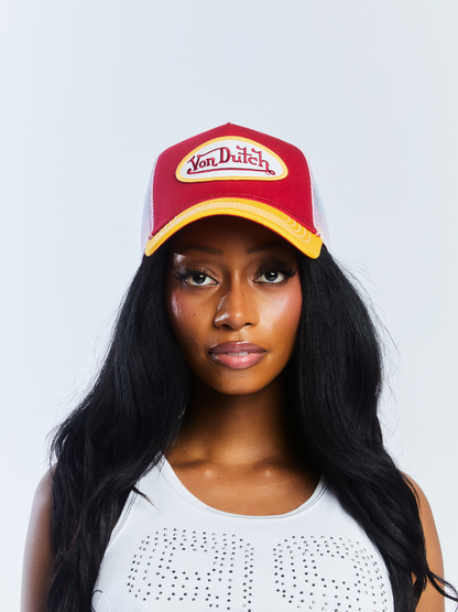 Red & Yellow Trucker Hat