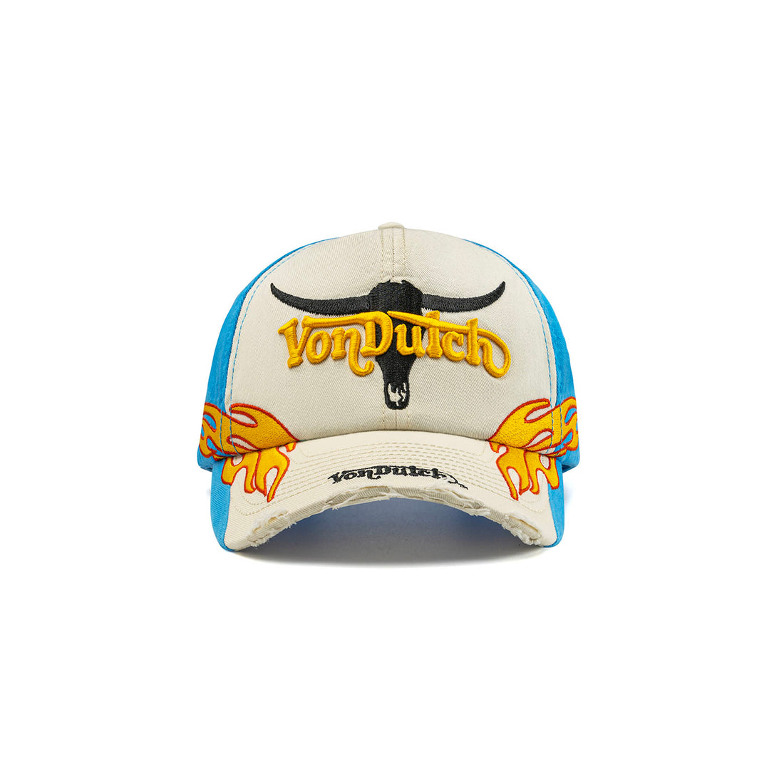 Bronco 6 Panel Hat - White — image 1