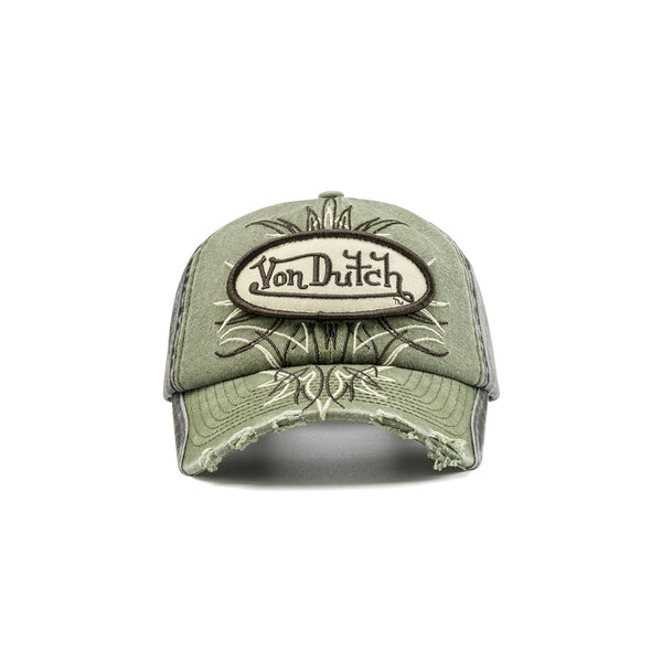 Wrangler 6 Panel Hat - Moss