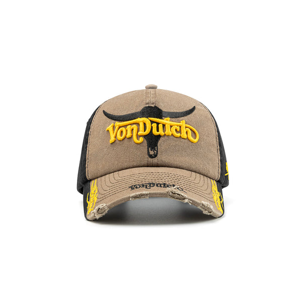 Bronco 6 Panel Hat - Grey
